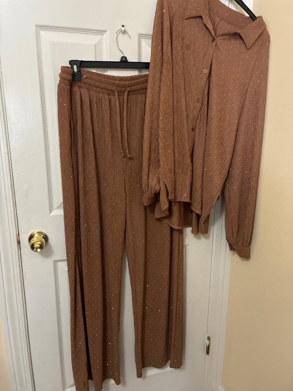 Brown 2 piece